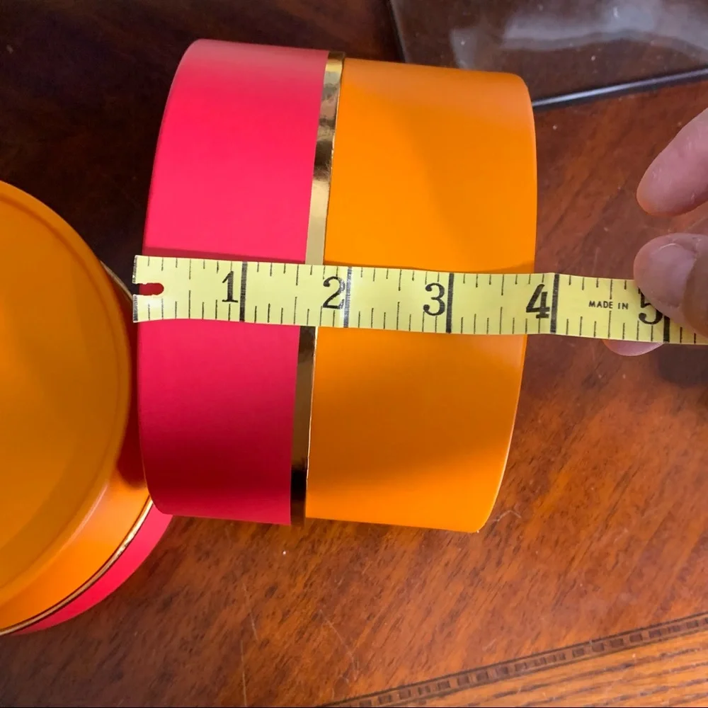 Set of 2 Brand New Kate Spade Round Boxes